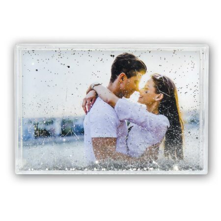 Εκτύπωση φωτογραφίας σε glitter silver  10x15